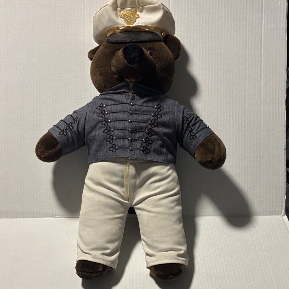 Vtg Bear Forces of America West Point Teddy Bear 21 in